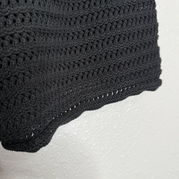 Wild Fable Black Shorts Crochet style -cp - Picture 5 of 7